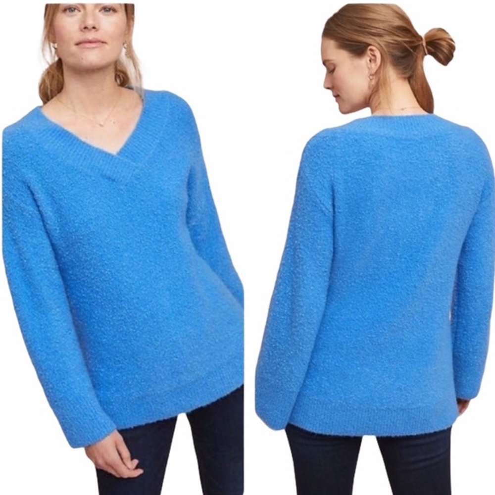 Anthropologie Blue Clayton Sweater